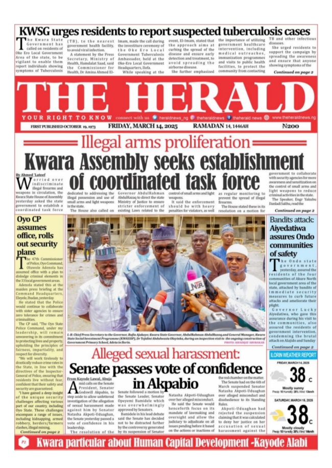 THE HERALD E-PAPER MARCH 14, 2025